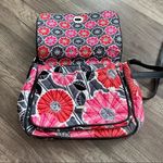 Vera Bradley  crossbody gray pink red‎ floral print Photo 3