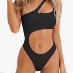 Cupshe Women's Cutout One Piece Swimsuit Sexy One Shoulder High Cut Bathing Suit Photo 0