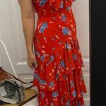 WAYF  Chelsea tiered red ruffle maxi dress Photo 3