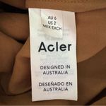 ACLER Aurora Dress in Amber Crescent Size 2 Gold Photo 14