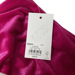 SO New strapless mini dress hot pink large velvet v wire mini dress party dress Photo 8