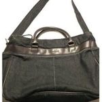 Wendy Bellissimo Black Denim Diaper Bag Change Pad Photo 2