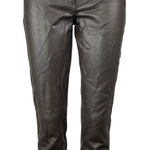 Aritzia Wilfred The Melina Black Faux Leather High Rise Skinny Trouser Pants 4 Photo 0