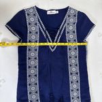 Vineyard Vines NWOT  Lace Up Tunic Dress - Navy/White - 0 Photo 6
