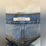 PacSun  Checkerboard Ultra High Rise Vintage 90s Y2K Vibe Denim Shorts Size 22 Photo 4
