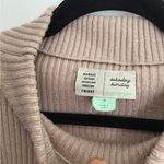 Anthropologie By Antrhopologie Womens Ribbed Knit Sweater Top + Pants Set Camel Size M Photo 1