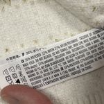 Endless Rose  Sweater Womens Large Ivory Gold Metallic Sparkle New Holiday Photo 5