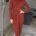 NWT little mistress rust jumpsuit 2 Red Photo 1