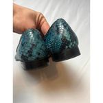Ann Mashburn  Blue Green Python Loafers Sz. 36 Made in Italy (US 5.5) Photo 3