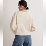 Madewell Waffle-Knit Relaxed V-Neck Top Size X-Small Cute Classic Shirt Photo 2