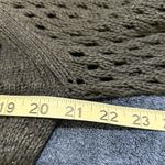 Maeve Amary Black Open Knit Sweater with white pleated hem Photo 1