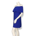 Charles Henry Off the Shoulder Dress Royal Blue Size Small Women Mini Flirty Photo 2