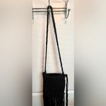 None Hand-crafted Macrame Fringed Boho Cross Body Bag Photo 6