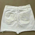 Kancan White Denim Skirt Large Pocket Denim Skirt : S Photo 4