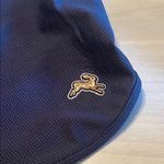 Tracksmith Women’s navy Van Cortlandt “Grande” running short. Blue Photo 2