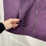 Chico's Chico’s‎ women’s deep purple quilted full zip fashion winter vest medium Photo 4