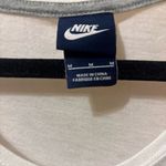 Nike Women’s  White Swoosh Short Sleeve LooseT-shirt Photo 3