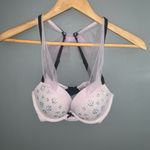 Victoria's Secret VS lavender rhinestone lace tulle push up bra Photo 6