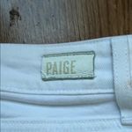 Paige  Women's Crisp White Skinny Jeans Photo 8