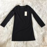 SHAN DIANA Women’s PAP 5 round Neck long sleeve shift dress in black size 2 Photo 7
