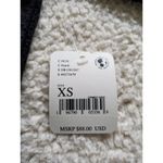 Free People  Juicy Long Sleeve Black Waffle Knit Cowl Neck Size XS Photo 8