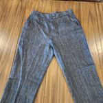 Poetry  Textured Tailored Trouser ankle crop  Pants linen wool blend size 4 Photo 4