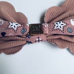 Marysia Swim Marysia Antibes Bikini Swim Top Bandeau Pink Bandana Print Size Large NEW Photo 3