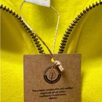 NWT Amazon Aware Relaxed Fit Half Zip Tunic Sweatshirt Neon Lime – XXS Yellow Photo 2