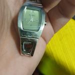 Fossil F2 women's green face wrist watch Photo 13