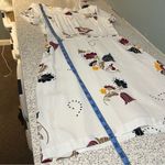 Maje  White Floral Mini Dress Short Sleeve A Line Size 3/US Women’s L Photo 11