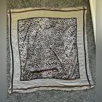 Marella Women’s Leopard Square Neckerchief Scarf Tan Photo 2