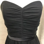 Alfred Angelo NWT  Strapless Cocktail, Party, or Bridesmaid Black Dress Photo 3