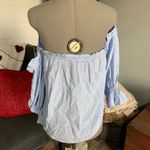 Off the Shoulder Top Blue Size M Photo 10