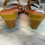 Nurture Boho leather multi color sandal open wedge Orange Size 10 Photo 7