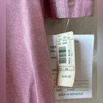 Gallery NWT vintage pink cape style, short trench coat with long lapel; M Photo 6