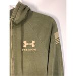 Under Armour mens Long Sleeve Freedom Graphic Pullover Hoodie Green Size S Photo 5