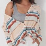 Urban Outfitters Oufitters Out From Under Jojo Striped Waffle Knit Top, Sz Medium Photo 1