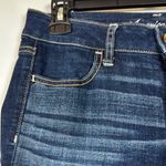 American Eagle  Outfitters Denim Blue Stretch Jeggings Size 4 Long EUC #2526 Photo 2
