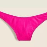 J.Crew Bright Pink 1989 Heritage Bikini Bottom Cheeky Small Vacation High Leg Photo 1