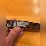 The Limited  Black Braided Leather Belt vintage size M coastal cowgirl Photo 10