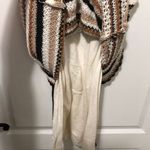 American Eagle Outfitters Womens Sleeveless Crochet Dress Striped Brown Small Photo 8