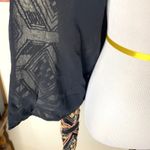 Art Deco Beaded Geometric Pattern Round Neck Jacket Black Photo 7