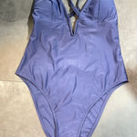 Blue one piece swim wear medium A Photo 0