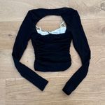 White Fox Boutique  - Our Days Long Sleeve Bustier in Black & White Photo 5