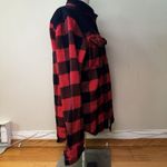 American Eagle AE Unisex Flannel Plaid Button-Down Long Sleeve Shacket Size S Photo 3