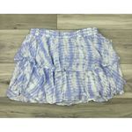 Majorelle  Isabelle Tie Dye Ruffle Mini‎ Skirt Skort Sz M Photo 3