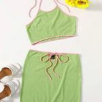 Skirt And Crop Top Set Photo 2