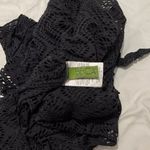 Becca by Rebecca Virtue Womens Empire Waist Dress Black Beach Cover Size XL Photo 12