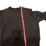 French Connection  Women S‎ Black Mockneck Crop Sweatshirt Photo 5