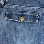 New York & Company Size 16 Capri Length Jeans with Button Back Pockets Blue Photo 5